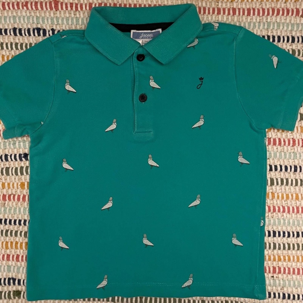 Jacadi Paris Boy Toddler Polo Top  - Size 3A
